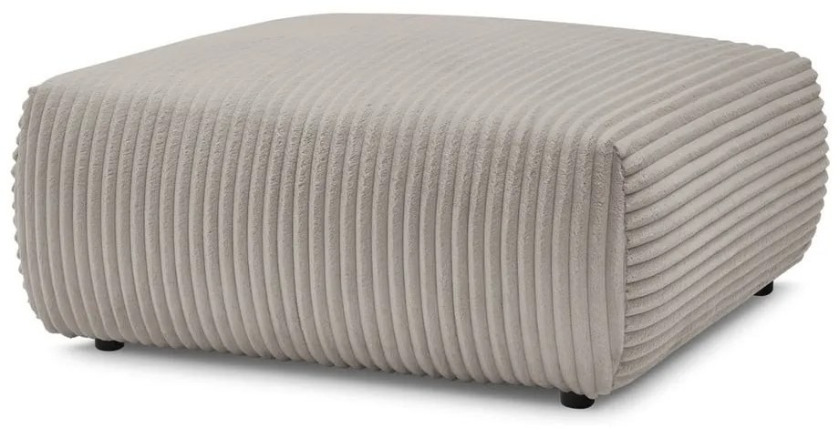 Világosszürkés bézs kordbársony lábtartó Lucien – Bobochic Paris