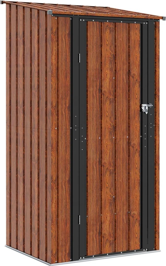 vidaXL Kertiszerszámos házak Barna 103 x 86 x 200 cm Fém