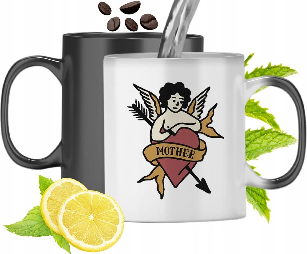 Mágikus Bögre Anyukáknak Színváltós, fényképes nyomattal