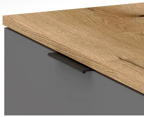 Előszobafal KLEO barna/grafit