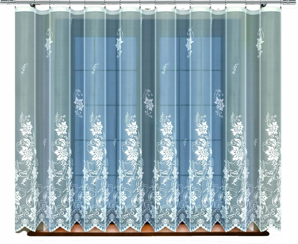 Jacquard Függöny Méteráru, Alul Egyenes, 300 CM