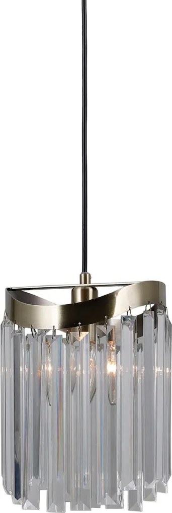 Italux glamour kristály függeszték sabriga antik bronz itxpnd-44544-1