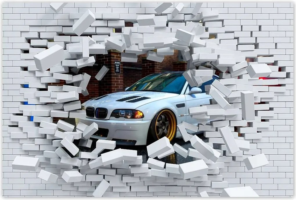 Poszterek 120x80 Bmw alacsony profilú gumiabroncsok