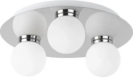 Beltéri mennyezeti lámpa g9 3x28w fehér/króm becca