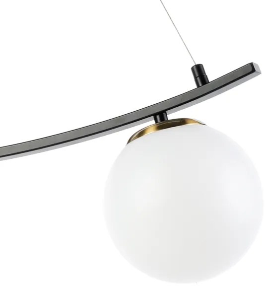 ONLI - Csillár zsinóron TRIO 3xE14/6W/230V fekete