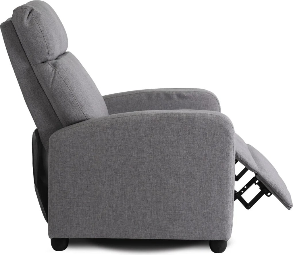 Dönthető fotel szürke, DANNY