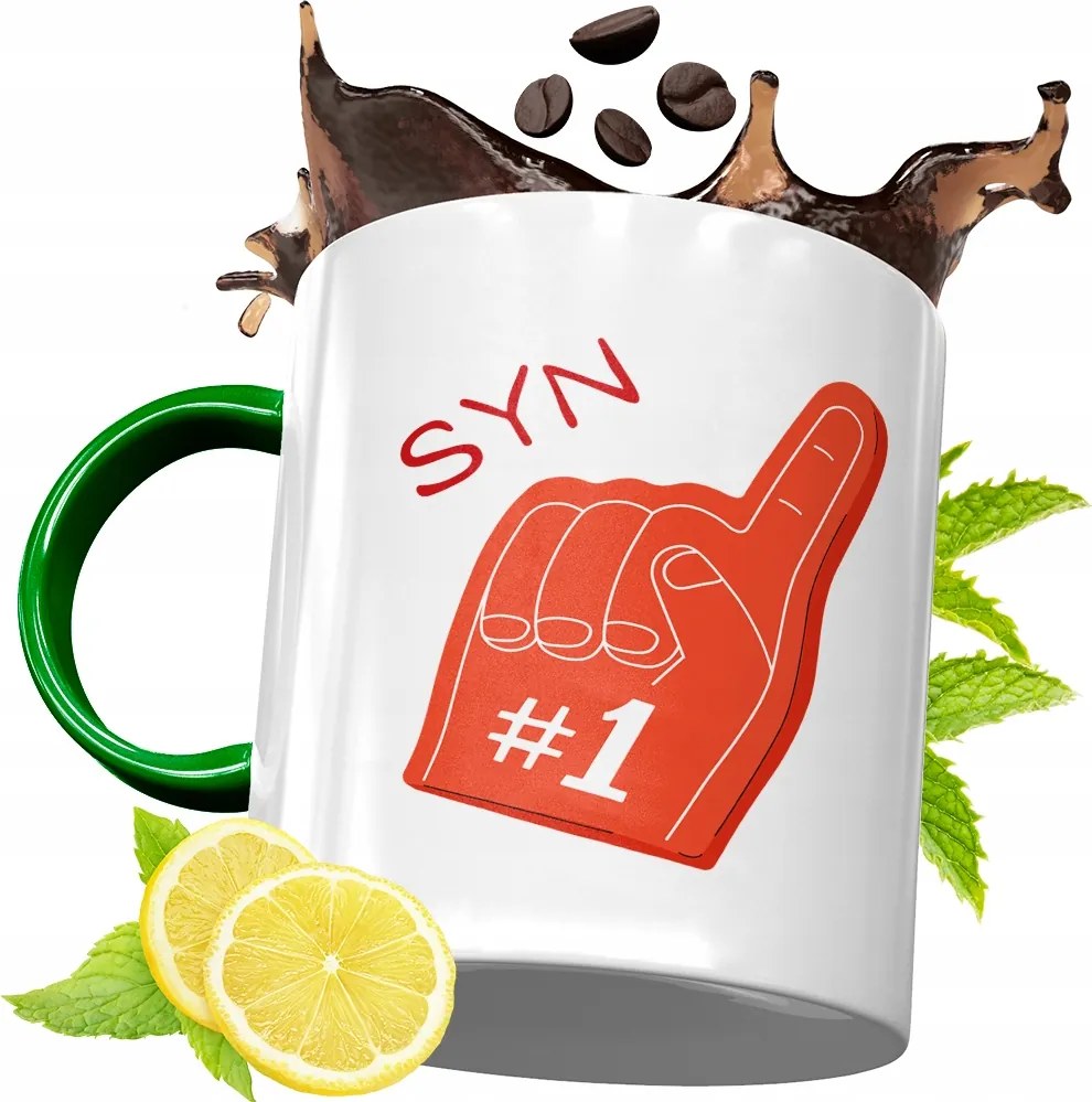 Zöld Bögre Fiúnak Születésnapi Ajándék fényképes nyomtatással