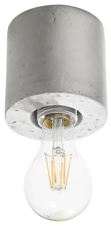 Mennyezeti lámpa SALGADO 1xE27/60W/230V beton