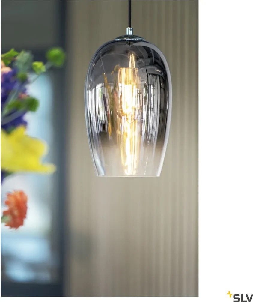 SLV 1006398 PANTILO Modern Függesztett Lámpa Króm E27 IP20