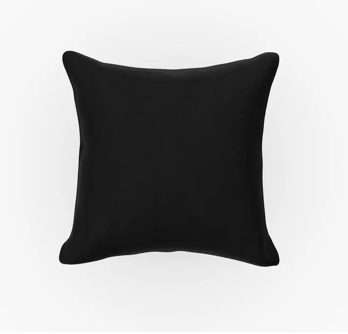 Fekete bársony párna moduláris kanapéhoz Rome Velvet - Cosmopolitan Design