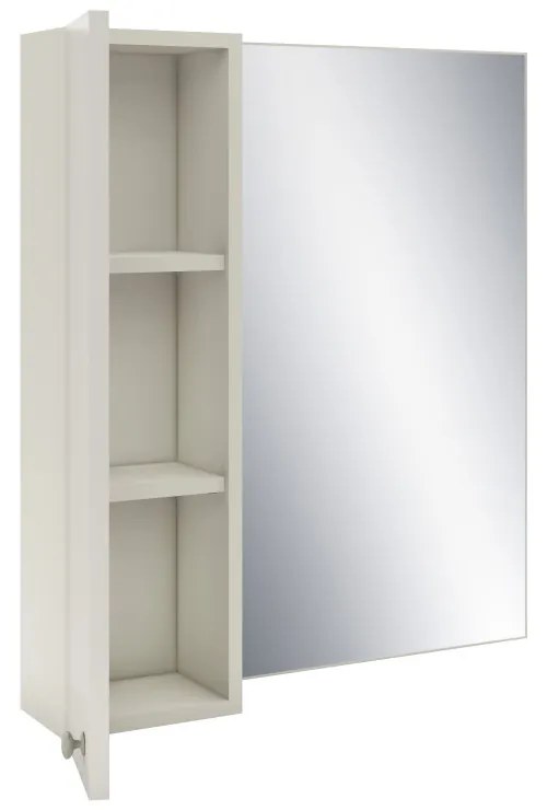 Lucia Fürdőszobai tükrösszekrény MDF előlappal, védőbevonattal Fehér N
