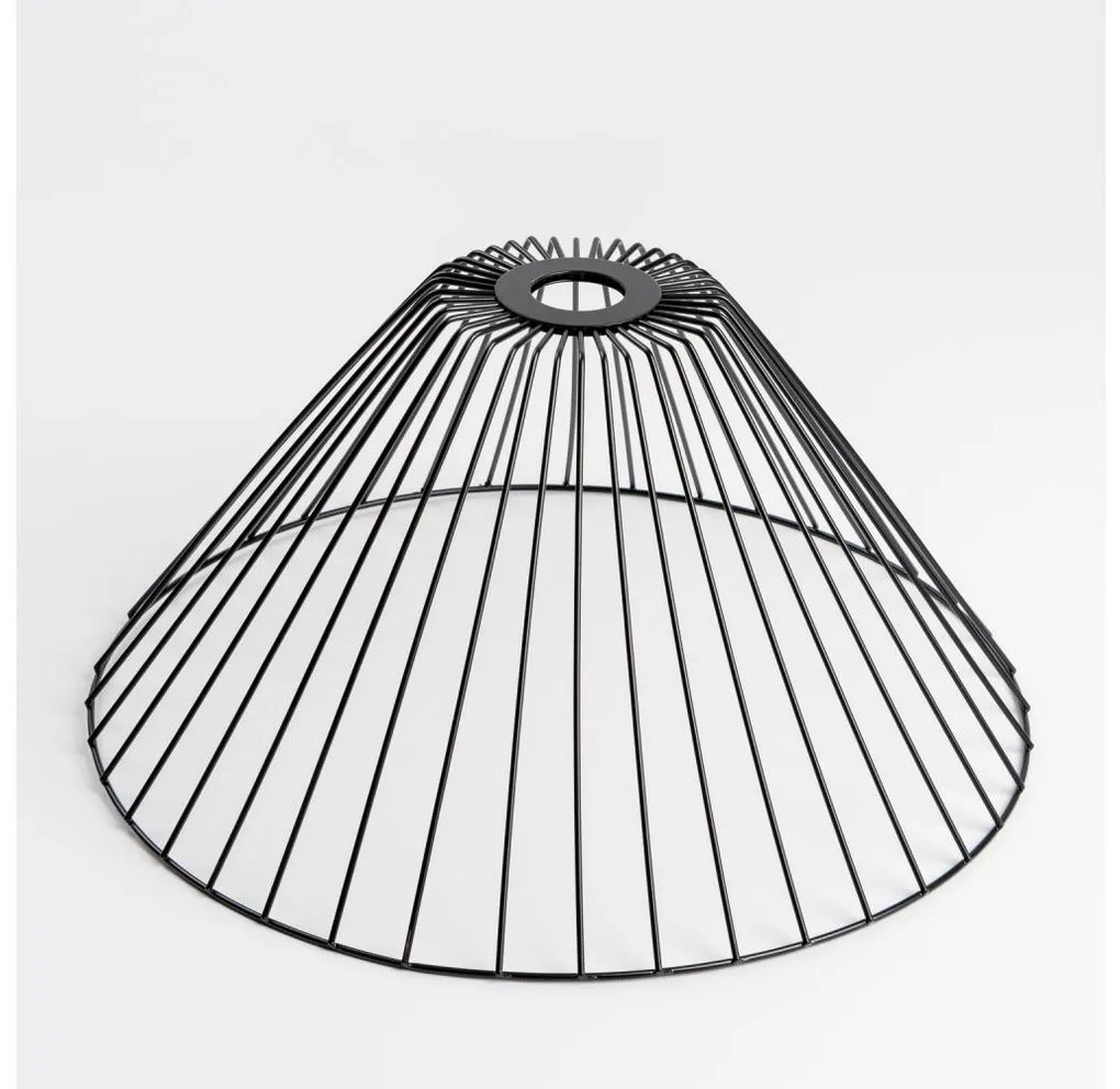 CURITIBA univerzális lámpabúra, Ø 45 cm, fekete