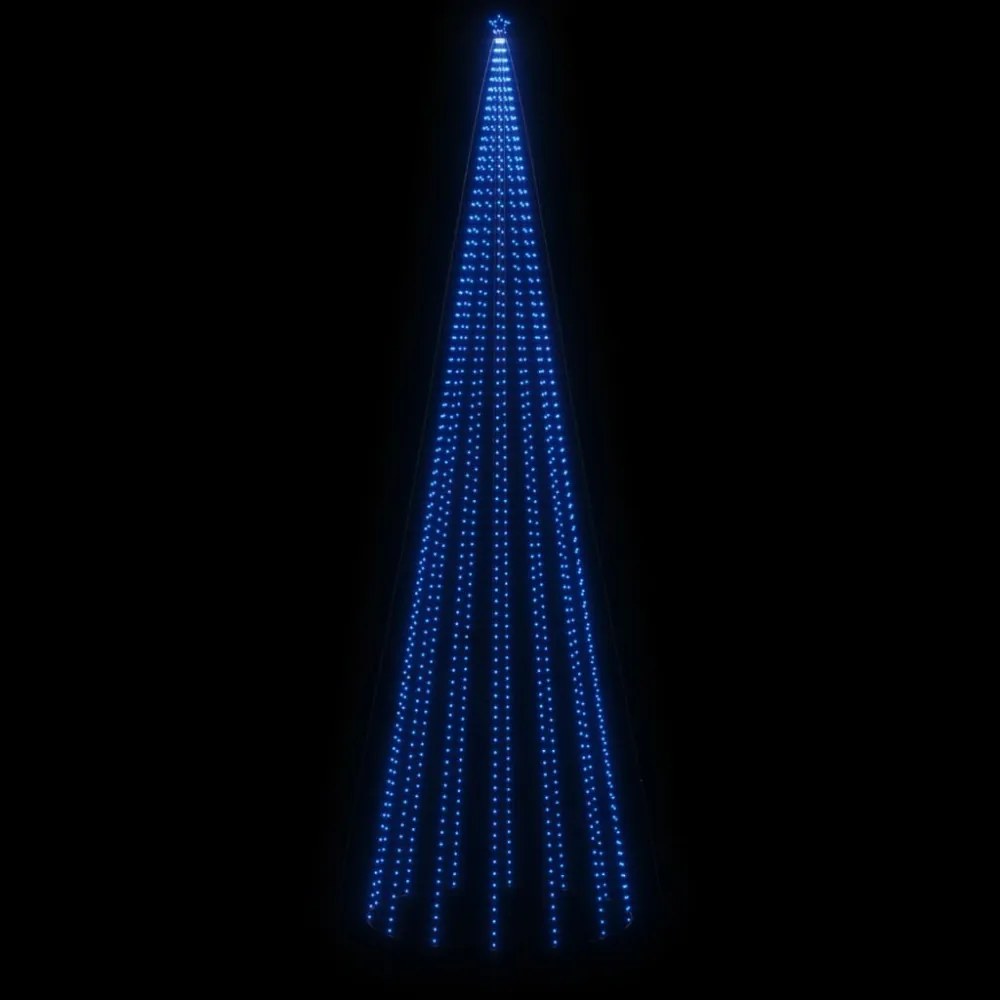 kúp alakú karácsonyfa 1134 kék LED-del 230 x 800 cm