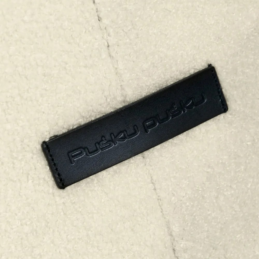 Világosszürke buklé babzsákfotel Razzmatazz – SLOWDOWN