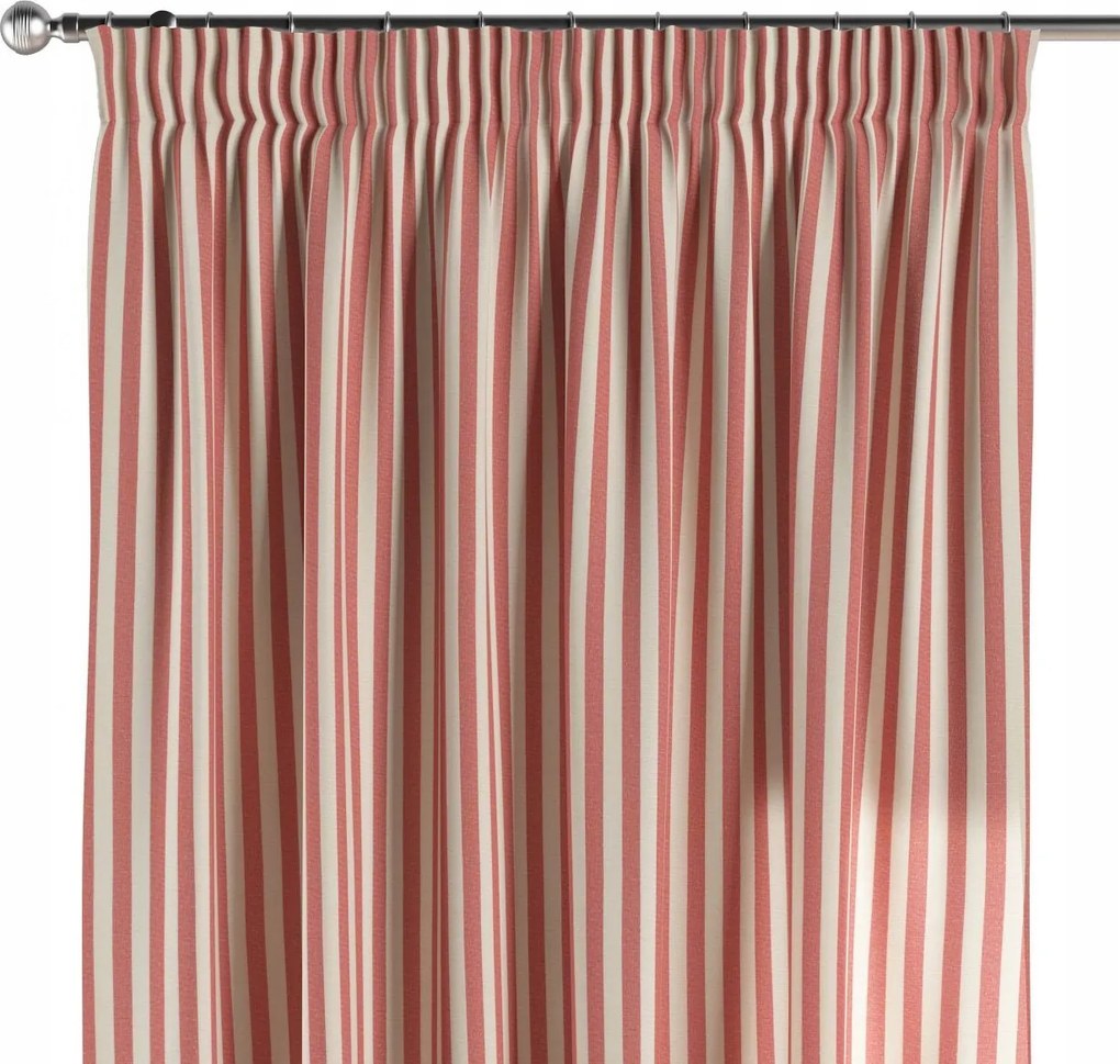 Dekoria Függöny ráncoló szalaggal 1 db 130x245cm piros árnyalatok