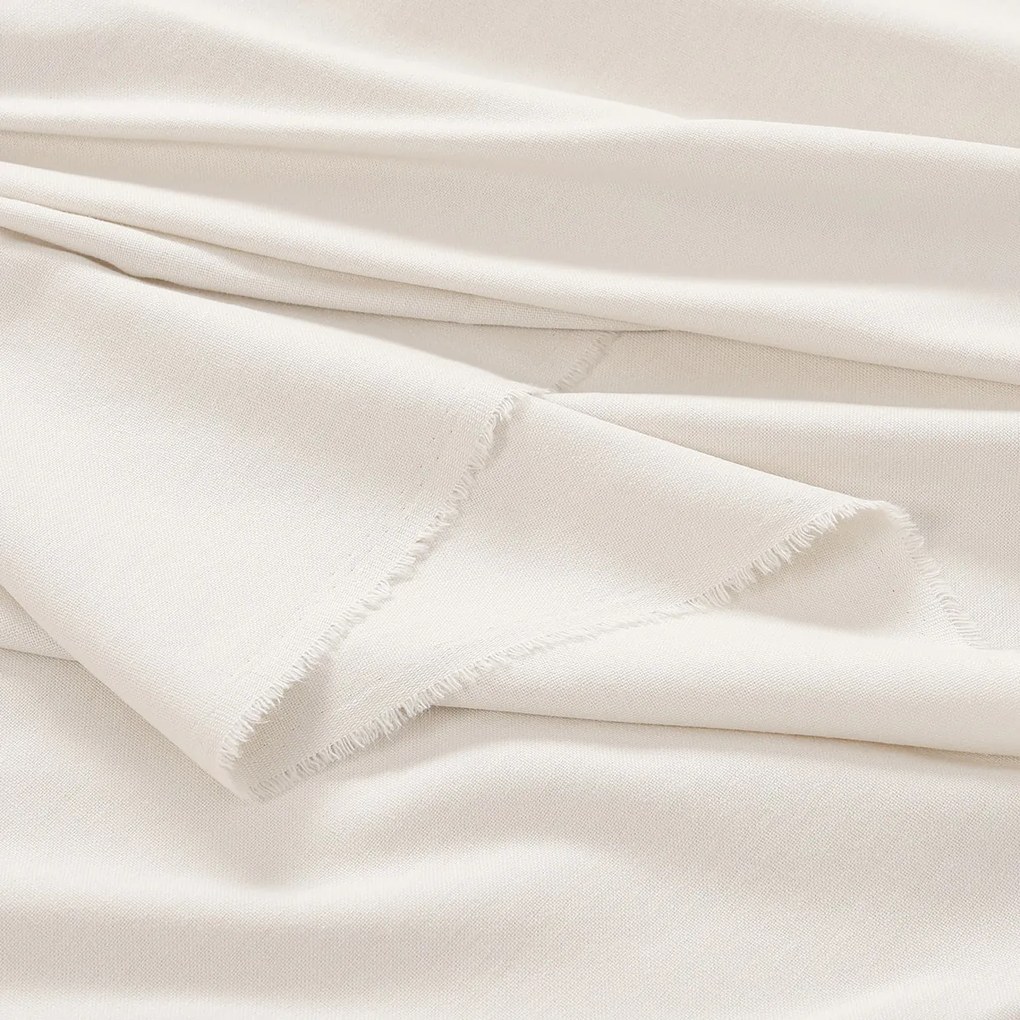 Goldea természetes lenvászon keverék - elefántcsont 300 cm