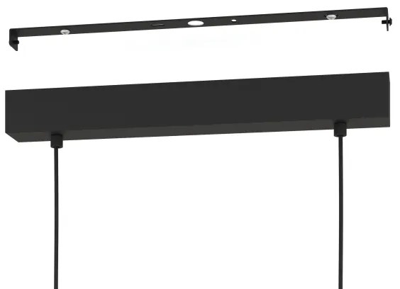 Eglo 43739 - Csillár zsinóron SHERBURN 3xE27/40W/230V