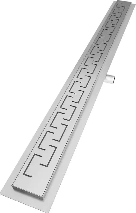 AQUAMARIN Geometric zuhany padlólefolyó 90 cm