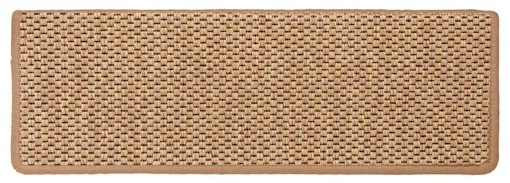 15 db szizál hatású öntapadó lépcsőszőnyeg 65x21x4 cm