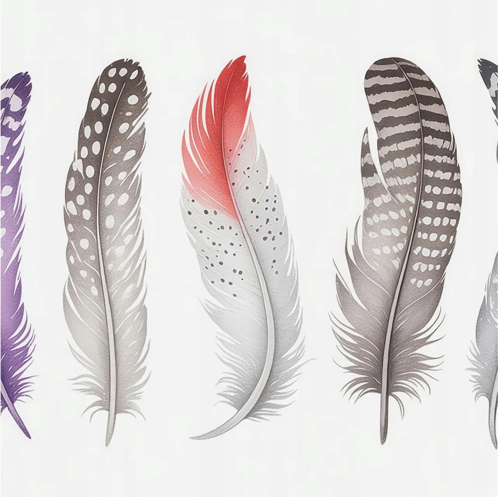 Flizelin fotótapéta Flizelin Design Mintás tollak 250x250