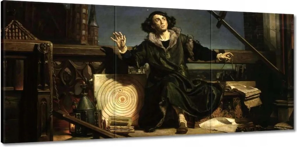 Vászonkép 150x70 Csillagász Kopernikusz Beszélgetés