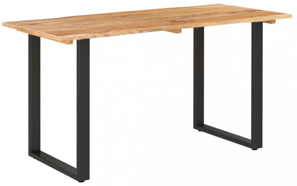 tömör akácfa étkezőasztal 140 x 70 x 76 cm