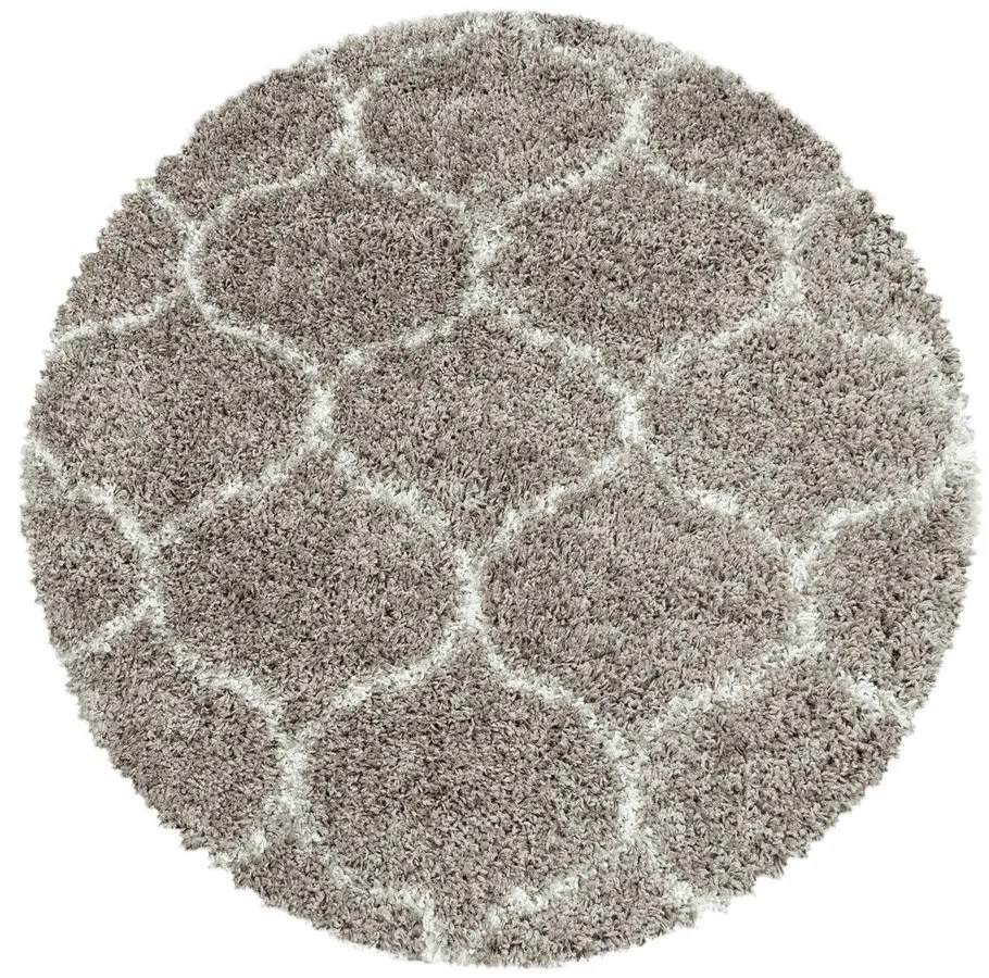 Bézs kerek szőnyeg ø 120 cm Salsa – Ayyildiz Carpets
