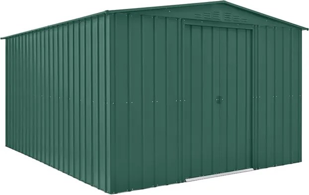 fém kerti ház GLOBEL 1012 ZÖLT + napfénytető LG2500