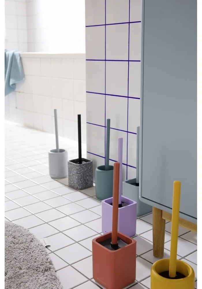 Narancssárga poligyanta WC-kefe Tom Tailor T-Rounded – Wenko