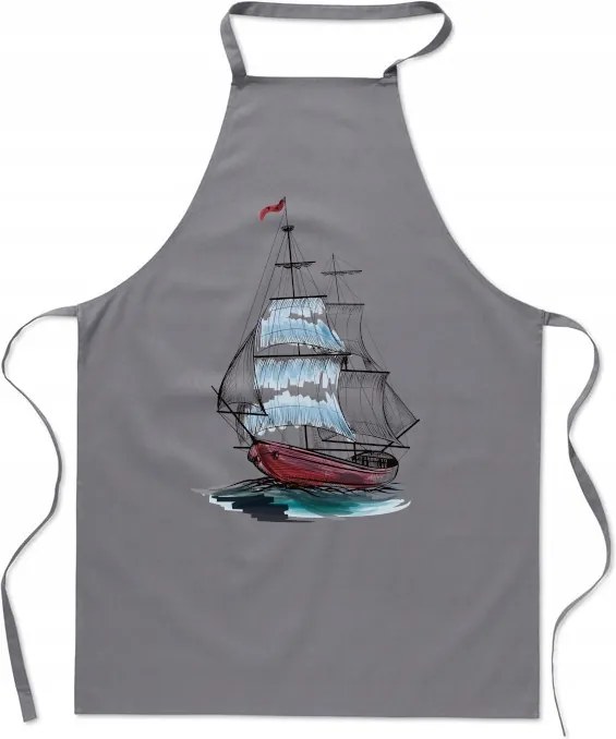 Konyhai kötény Hajó Vitorlázás Tenger Óceán Vitorlázó