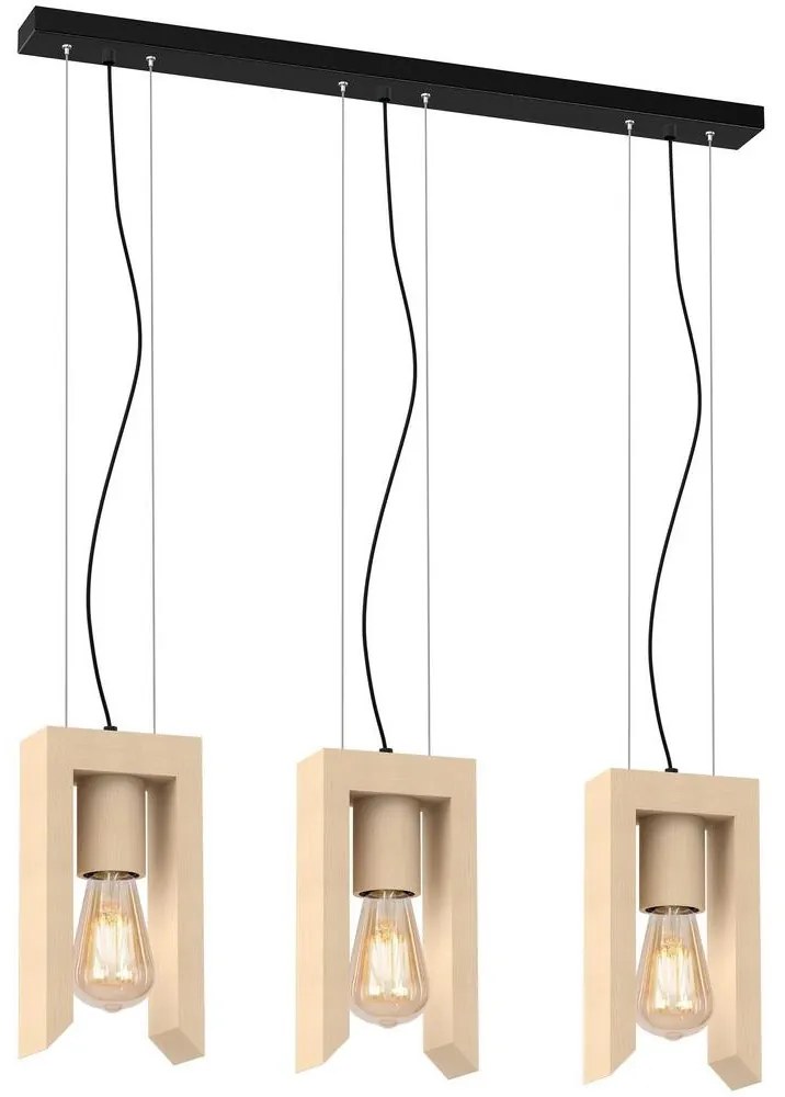 Csillár zsinóron VINCENZO 3xE27/60W/230V