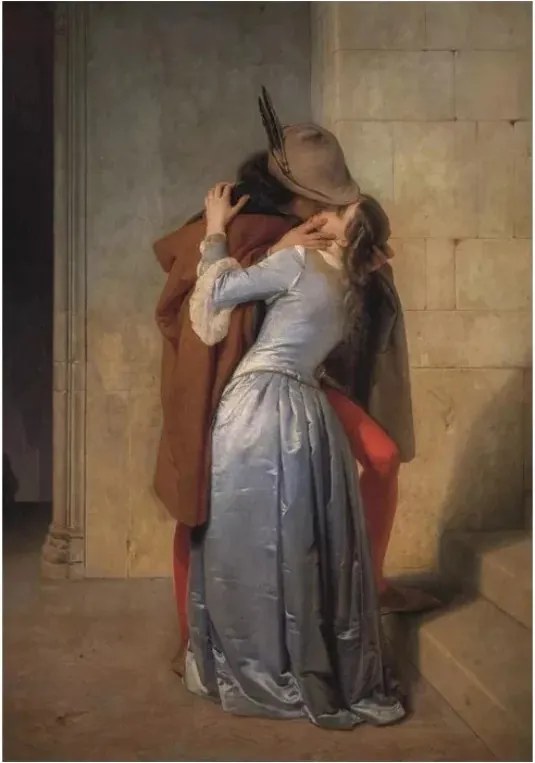 Művészet A csók Hayez 1000 db-os Compact puzzle Clementoni