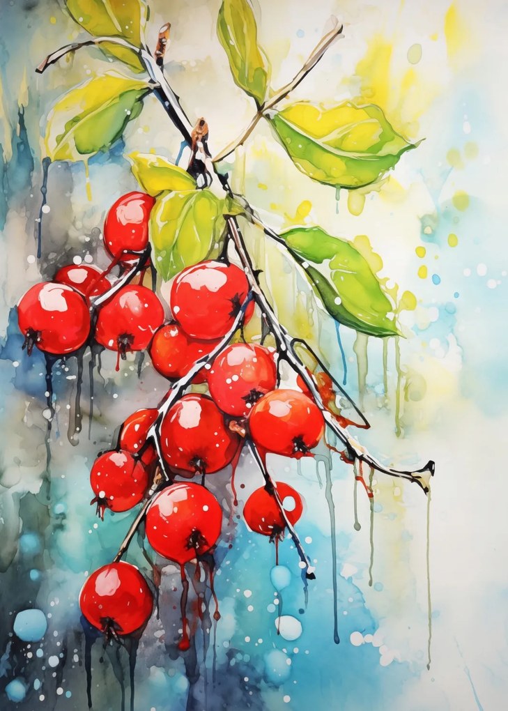 Poszter 25x35cm Véres gyümölcsök szimfóniája