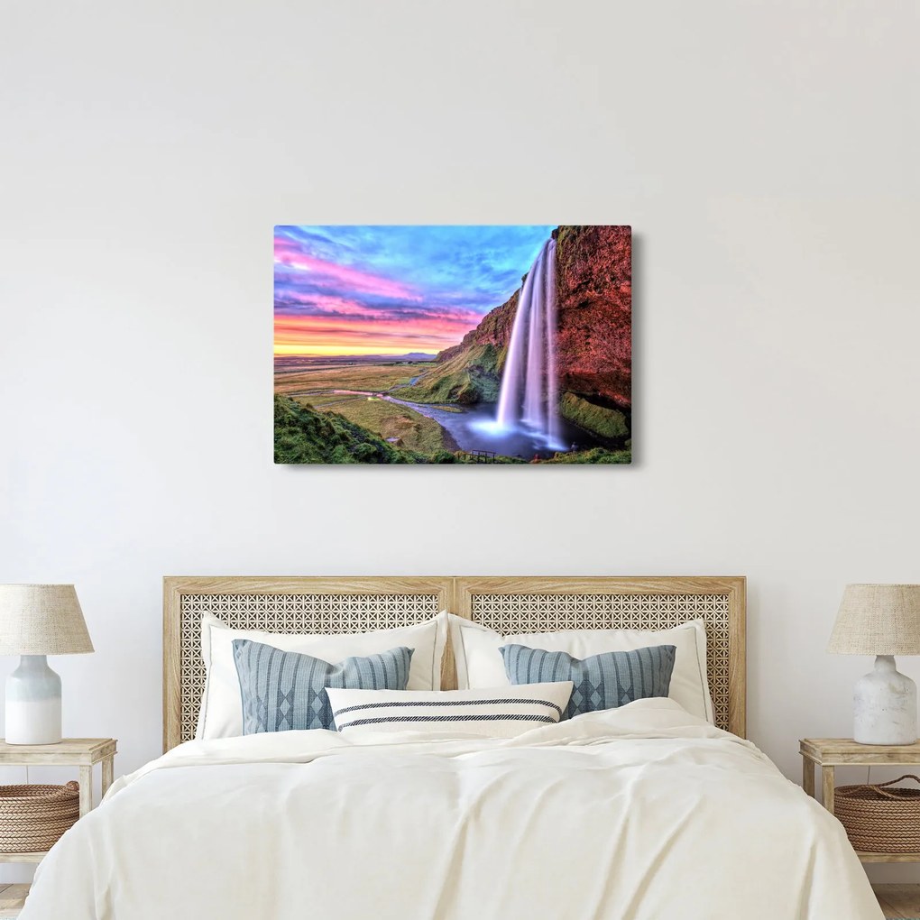 Kép - Seljalandsfoss vízesés (90x60 cm)