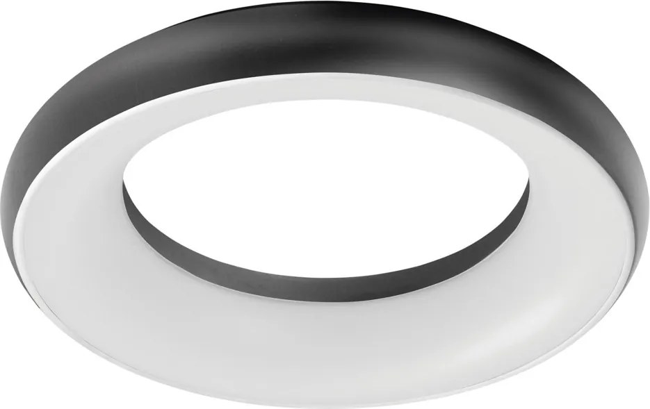 NOVOLUX 715A-L0125A-02 FRED Modern Kültéri Mennyezeti Lámpa Fekete LED IP40