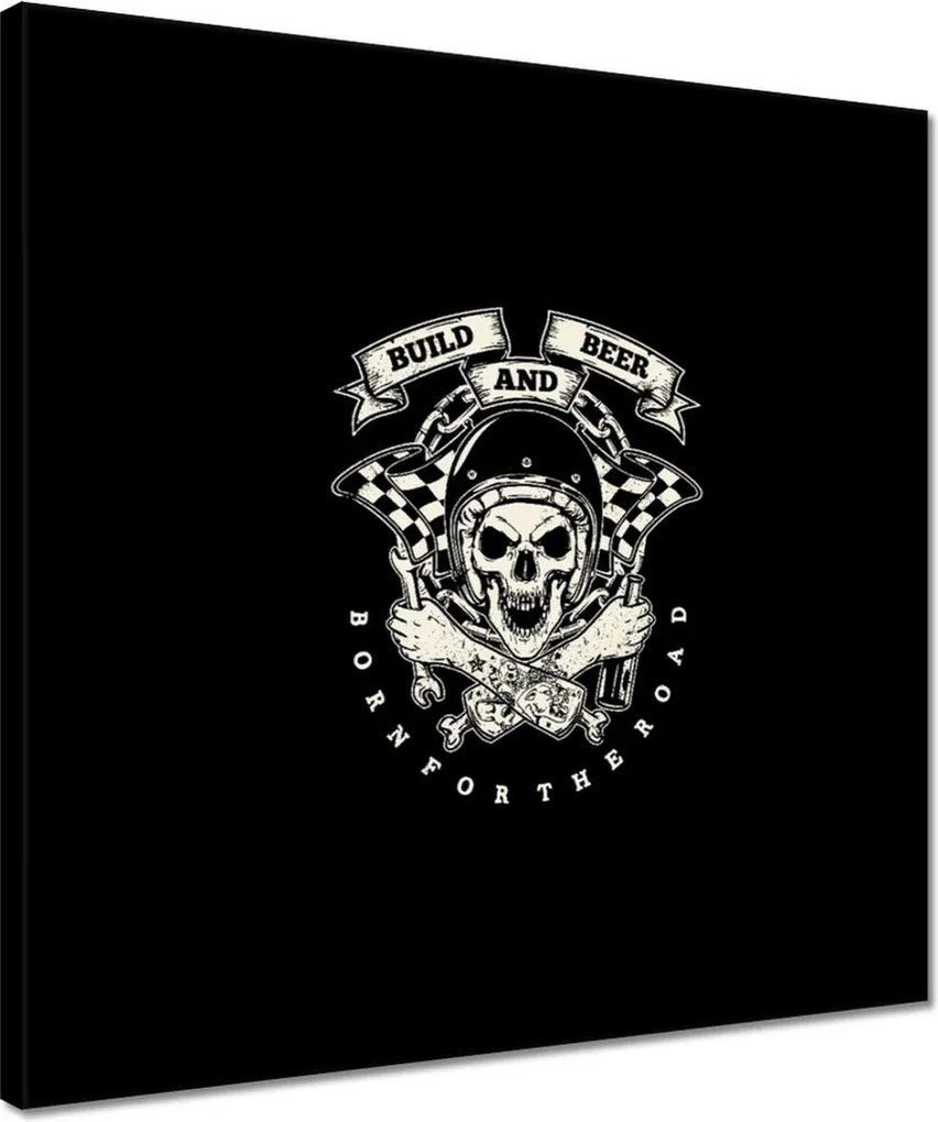 Vászonkép 40x40 Motorkerékpáros hangulat