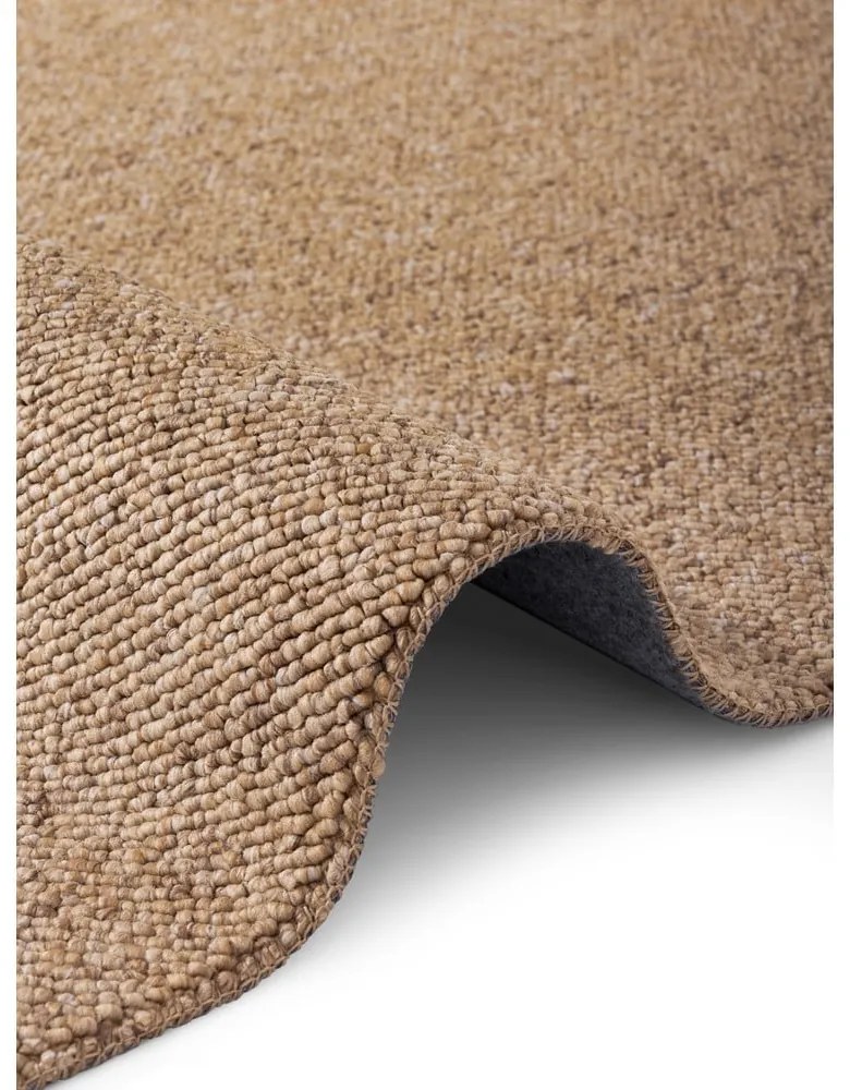 Világosbarna mosható futószőnyeg 80x240 cm Rocco Caramel – Elle Decoration