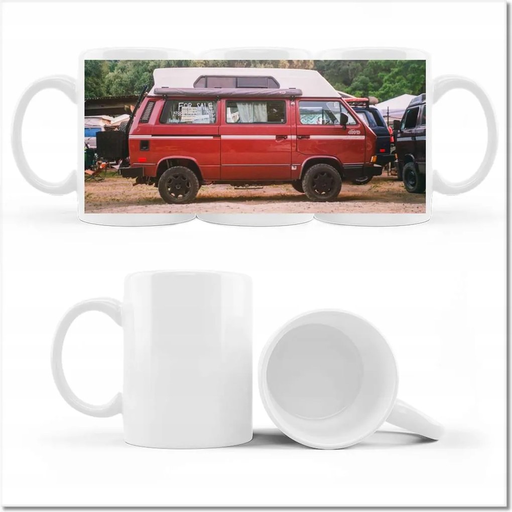 Volkswagen Transporter Vw nyomott mintás bögre