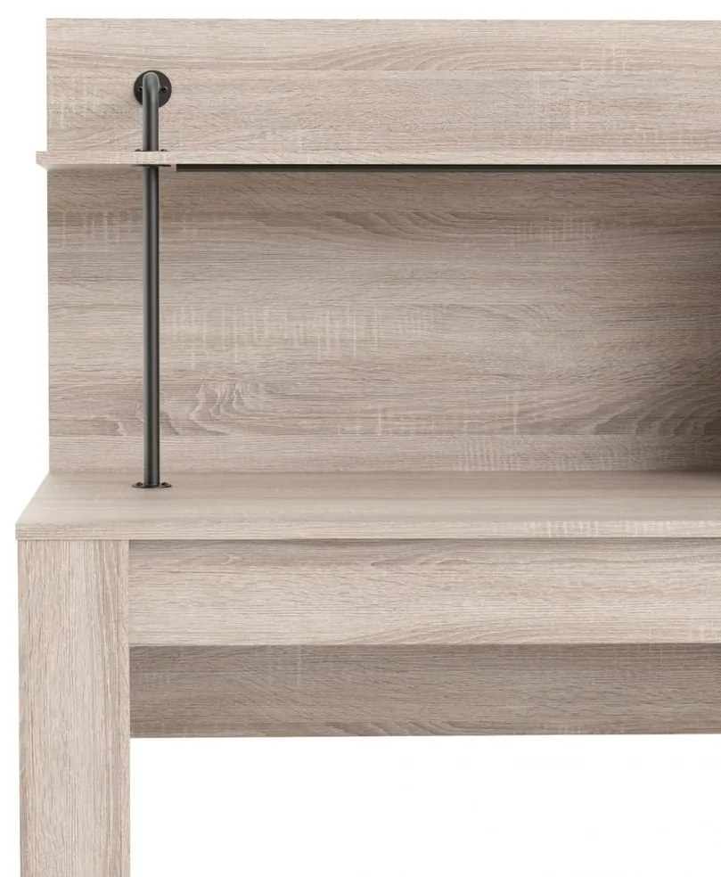 Felix Industrial íróasztal, természetes fa