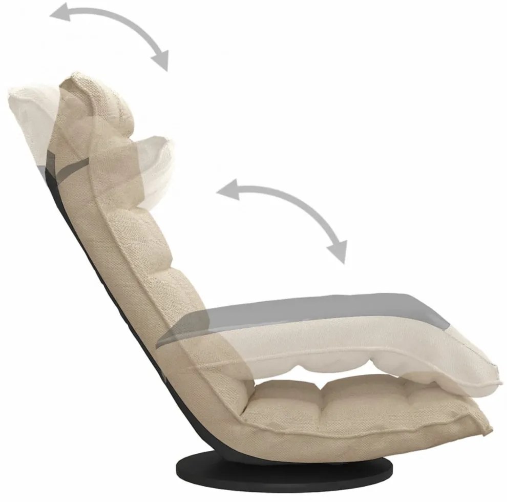 forgó irodaszék krémszínű szövettel