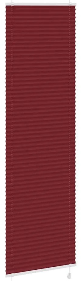 pliszírozott redőny Bordeaux piros 60x200 cm Szövetszélesség