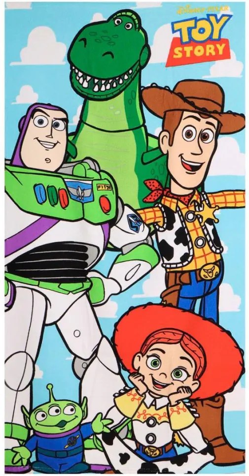 Disney Játékháború Crew fürdőlepedő, strand törölköző 70x140cm (Fast Dry)