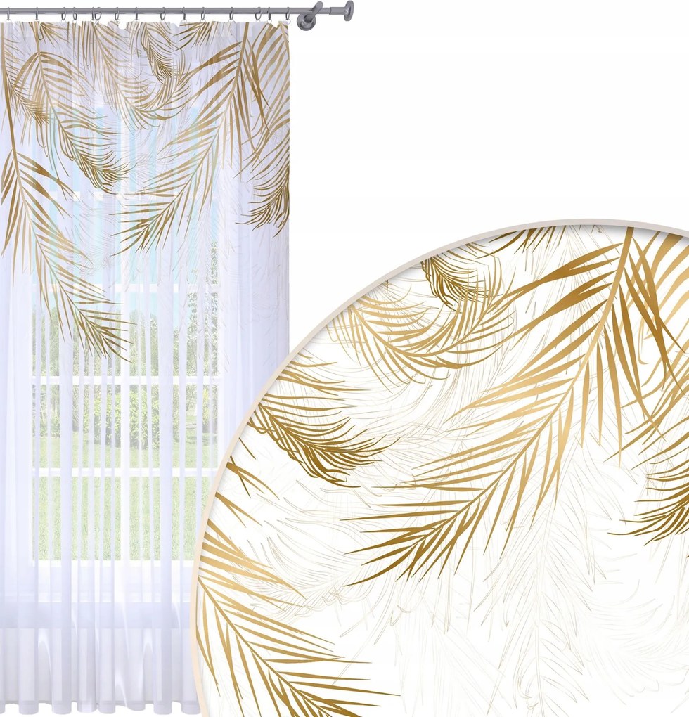 Függöny Kész 140x230 Fátyol Festett Béka Mintás 194