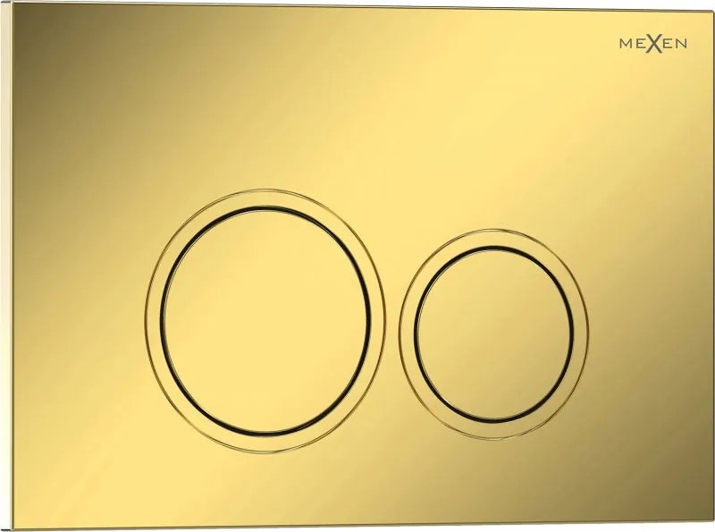 Mexen Tex 01 öblítő gomb, pezsgő arany fényes - 6101-08