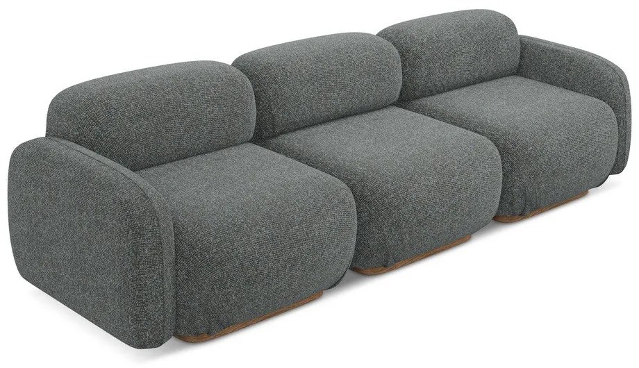 Szürke moduláris kanapé 270 cm Ailani – Makamii