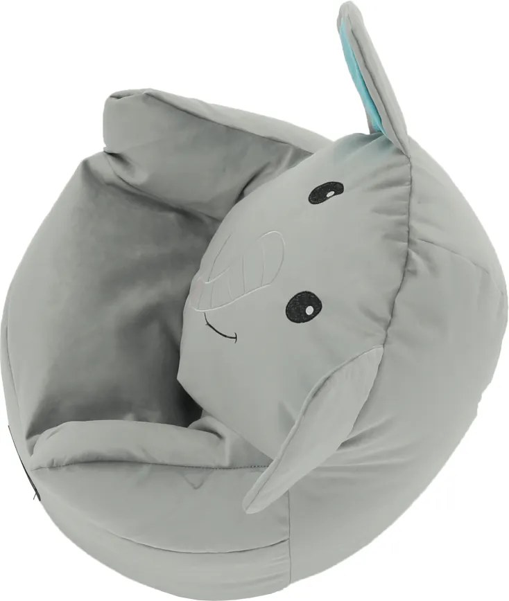 Babzsák, szürke szövet, BABY TYP 2