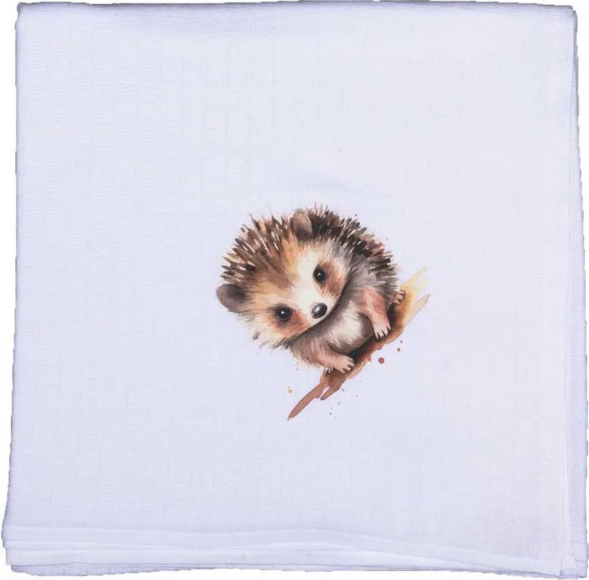 Textil tetra pelenka süni mintával 70x70cm