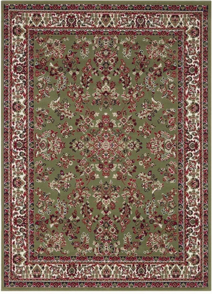 Klasszikus sötétzöld szőnyeg nappaliba 80x150cm