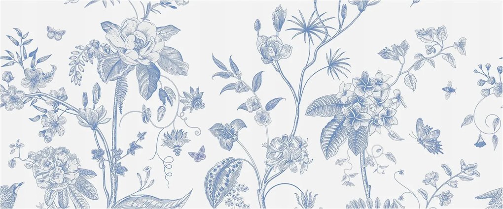 Fotótapéta Flizelin Dekoratív az irodába Virágmintás 250x104 Ragasztó