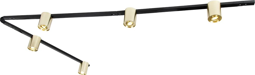 Arany és fekete sínrendszer 5 folttal, 1 fázisú - Rondoo Up